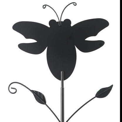 Yellow And Black Bee Pattern Charming Metal Garden Stakes | Welcome Yard & Lawn Decor