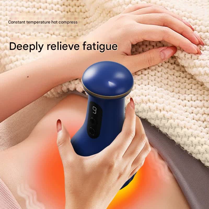Electric Cupping & Gua Sha Massager - 9 Levels Heat & Suction, Red Light Therapy, USB-C Rechargeable(Green)