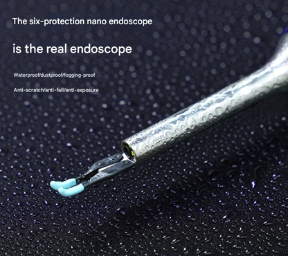 Smart Visual Ear Cleaner with HD Endoscope & Precision Tweezers - Safe for Adults & Children(White)