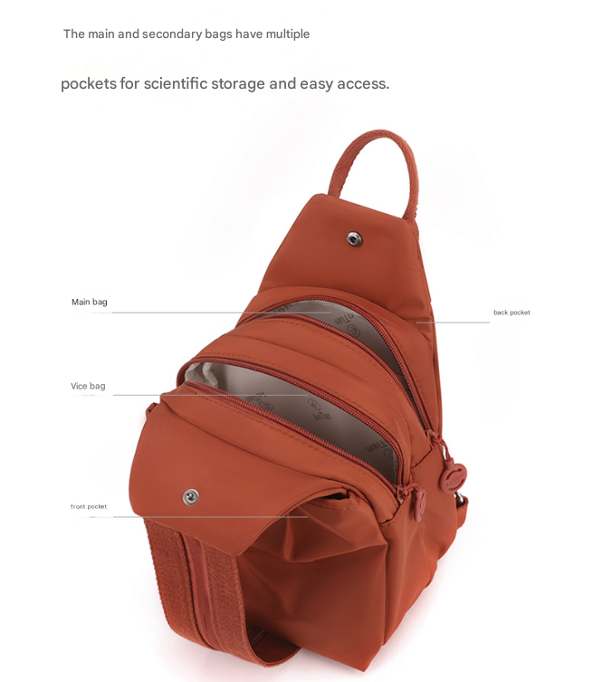Beige Versatile Women's Convertible Mini Backpack & Sling Bag - Stylish Anti-Theft Oxford Cloth Daypack, Fits 9.7in iPad