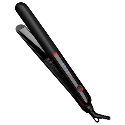 Black 3D Hair Straightener & Curler - Dual-Use Electric Hair Styler