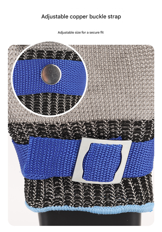 1 pair of silver A9 grade 316 stainless steel cut resistant gloves(XL)