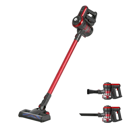 Devanti Handheld Vacuum Cleaner Brushless Cordless 250W Red