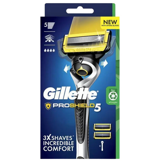 Gillette Pro Shield 5 Handle +2 Cartridges — image 1