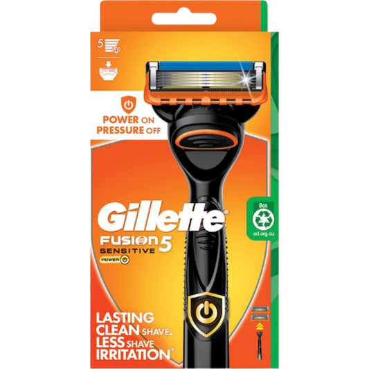 Gillette Fusion 5 Sensitive Power Handle +2 Cartridges — image 1