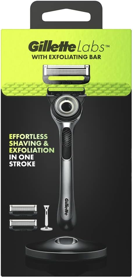 Gillette Labs Razor Handle +2 Cartridges & Magnetic Stand — image 5
