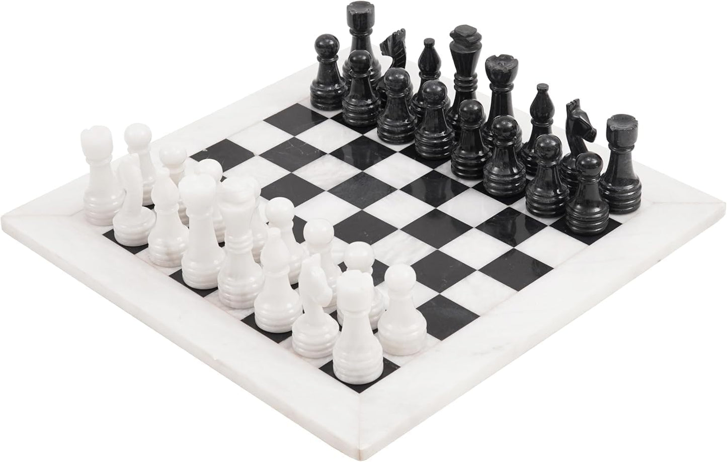 Handmade Marble Tournament Full Chess Game Set