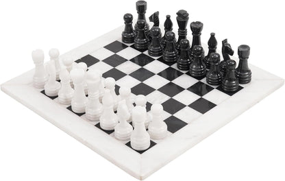 Handmade Marble Tournament Full Chess Game Set