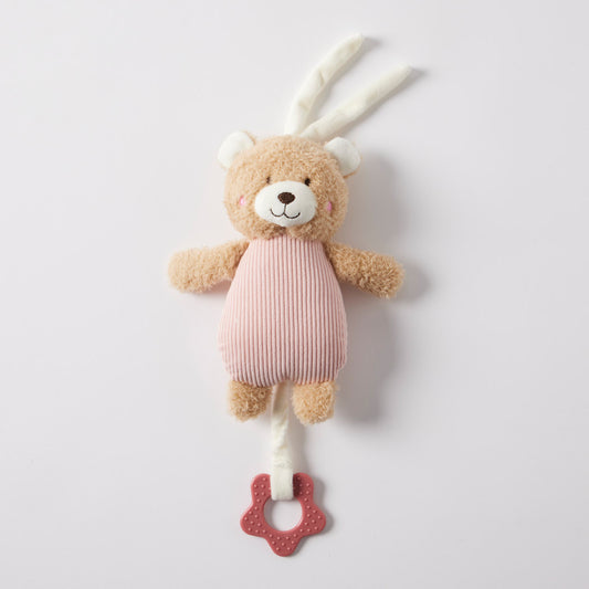Jiggle & Giggle Hugglies Musical Teddy Bear – Pink
