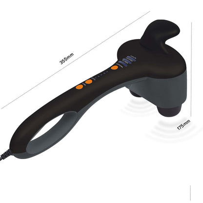 SOGA 2X Deluxe Hand Held Infrared Percussion Massager with Soothing Heat