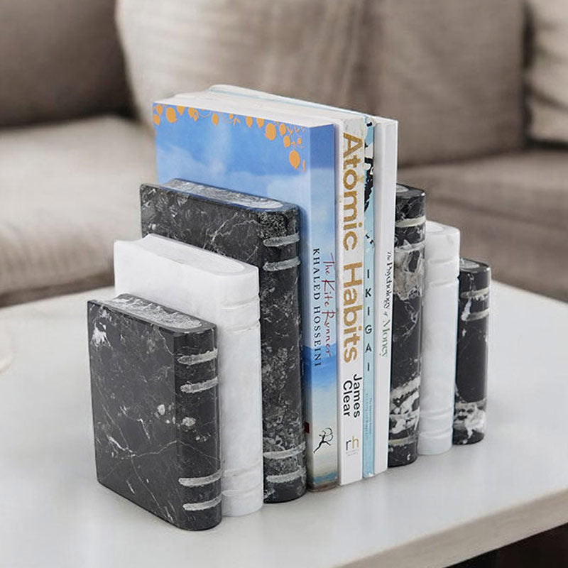 Marble 3 Book Bookend