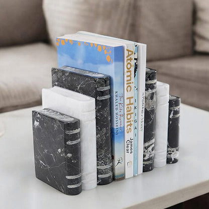 Marble 3 Book Bookend