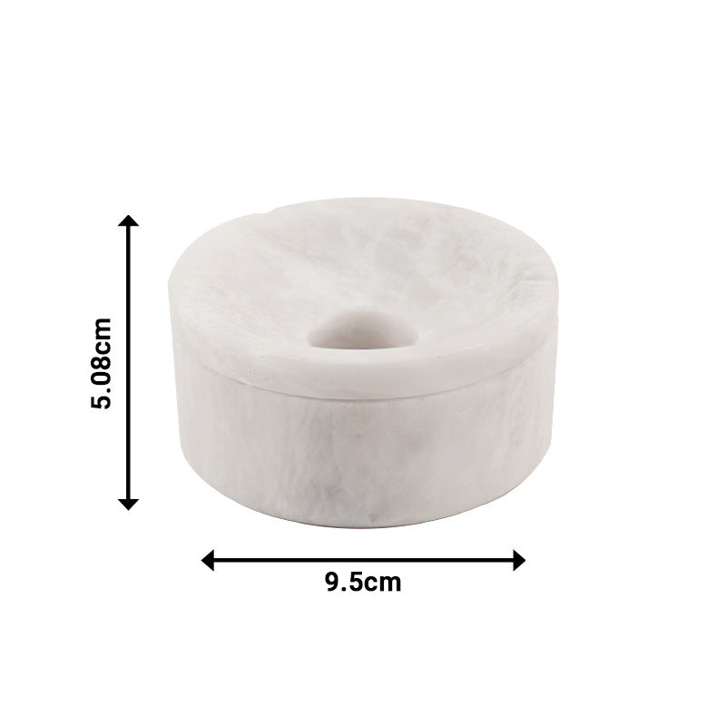 Marble Round Ash Tray - 9.5cm