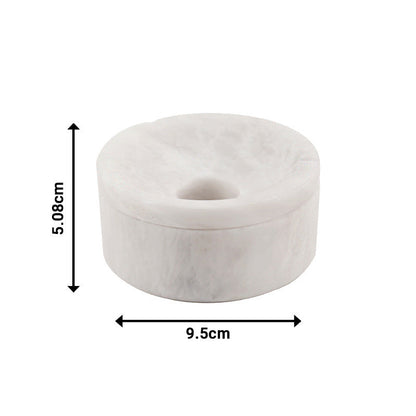 Marble Round Ash Tray - 9.5cm