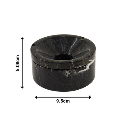 Marble Round Ash Tray - 9.5cm