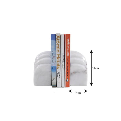 Marble Shell Bookend