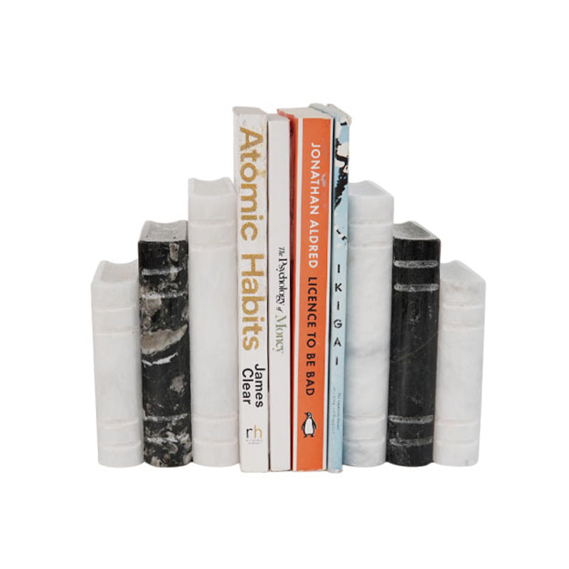 Marble 3 Book Bookend