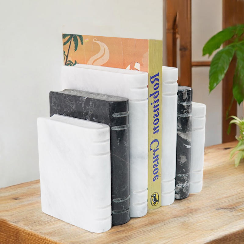 Marble 3 Book Bookend
