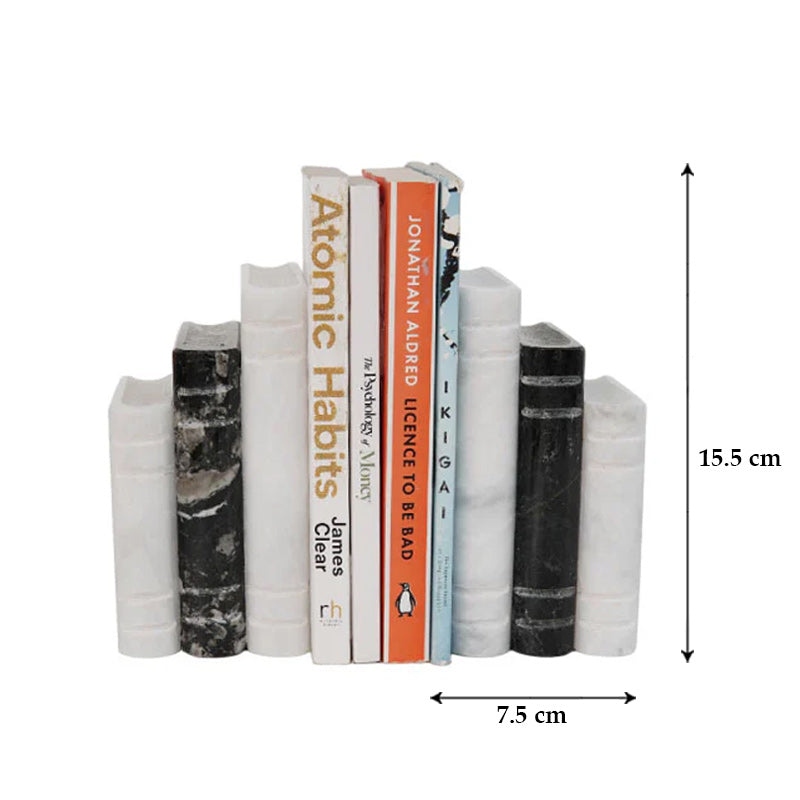 Marble 3 Book Bookend