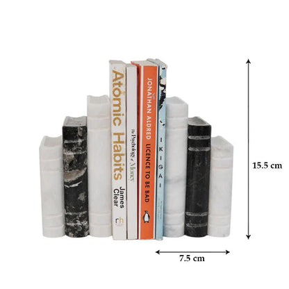 Marble 3 Book Bookend