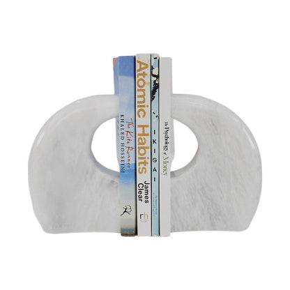 Marble Curve Bookend