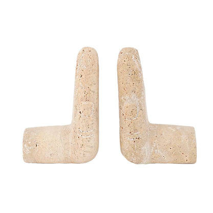 Marble Hand Bookends - Set of 2