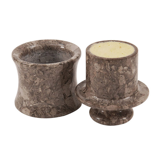 Marble Butter Crock - Curve