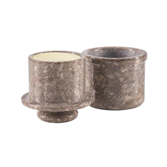 Marble Butter Crock