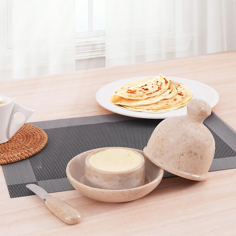 Marble Butter Dish