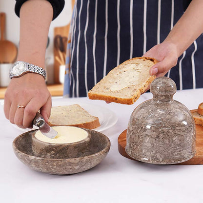 Marble Butter Dish