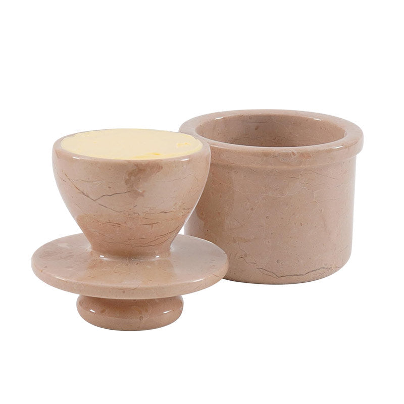 Marble Butter Crock - French