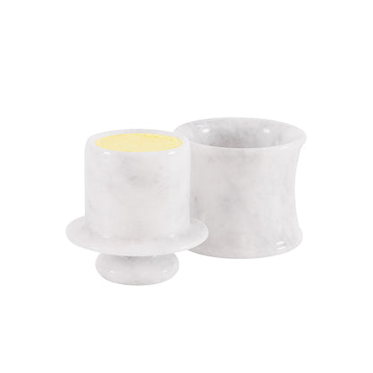 Marble Butter Crock - Curve