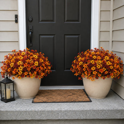 Fall Porch Faux Flower Bundles — Autumn Home Decor 21