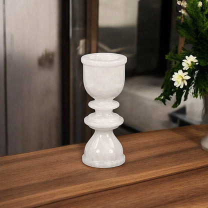 Marble Candle Holder - 15cm