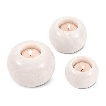 Marble Tealight Candle Holder - Set of 3