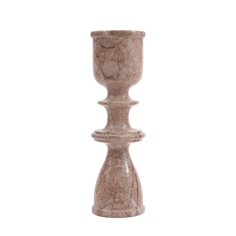 Marble Candle Holder - 25cm