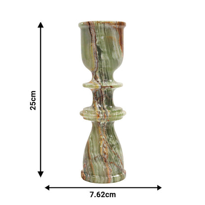 Marble Candle Holder - 25cm
