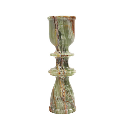 Marble Candle Holder - 25cm