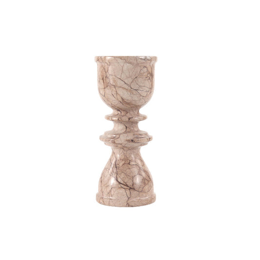 Marble Candle Holder - 15cm