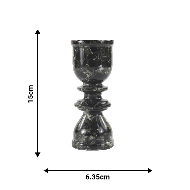 Marble Candle Holder - 15cm