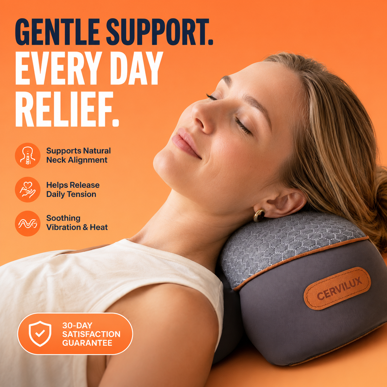 CerviLux Air cordless cervical pillow