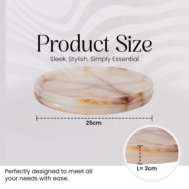 Marble Round Tray