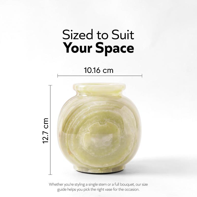 Marble Round Vase