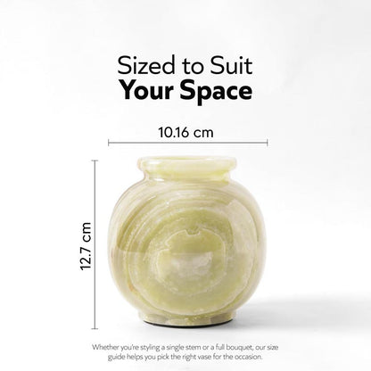 Marble Round Vase