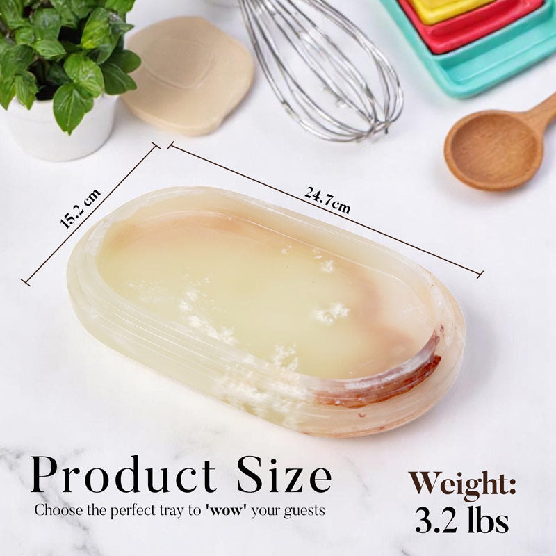 Marble Oval Tray