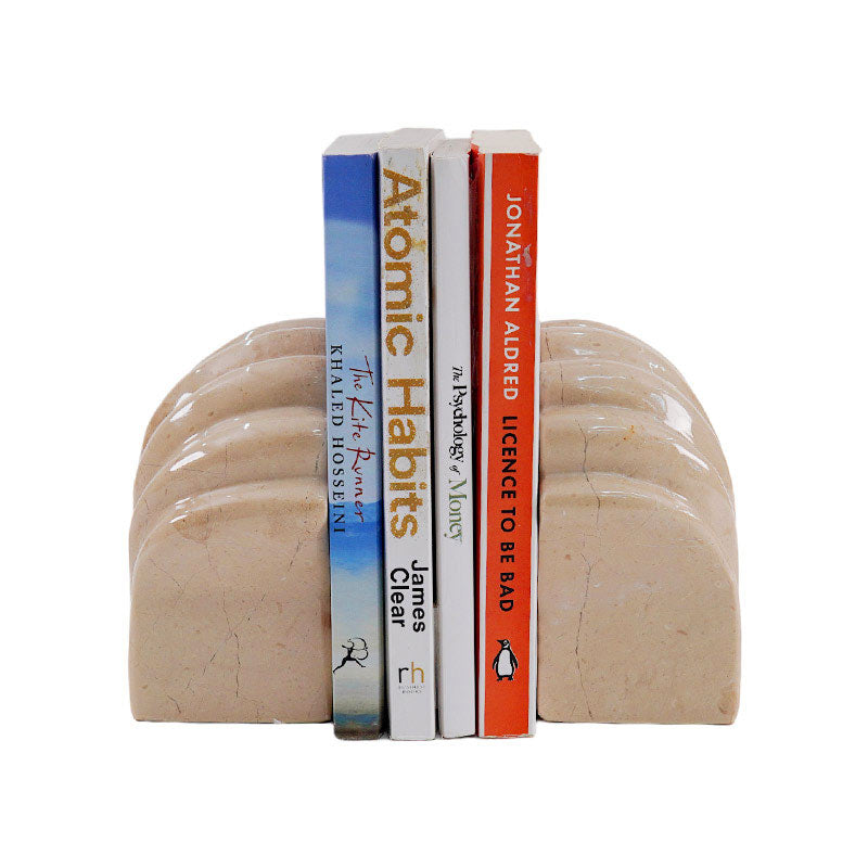 Marble Shell Bookend