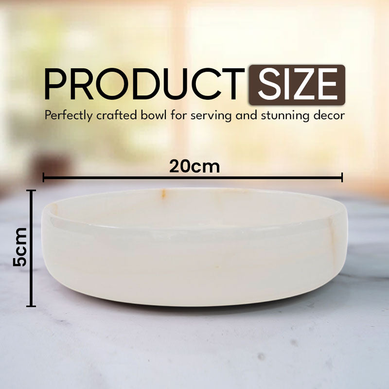 Marble Serving Bowl