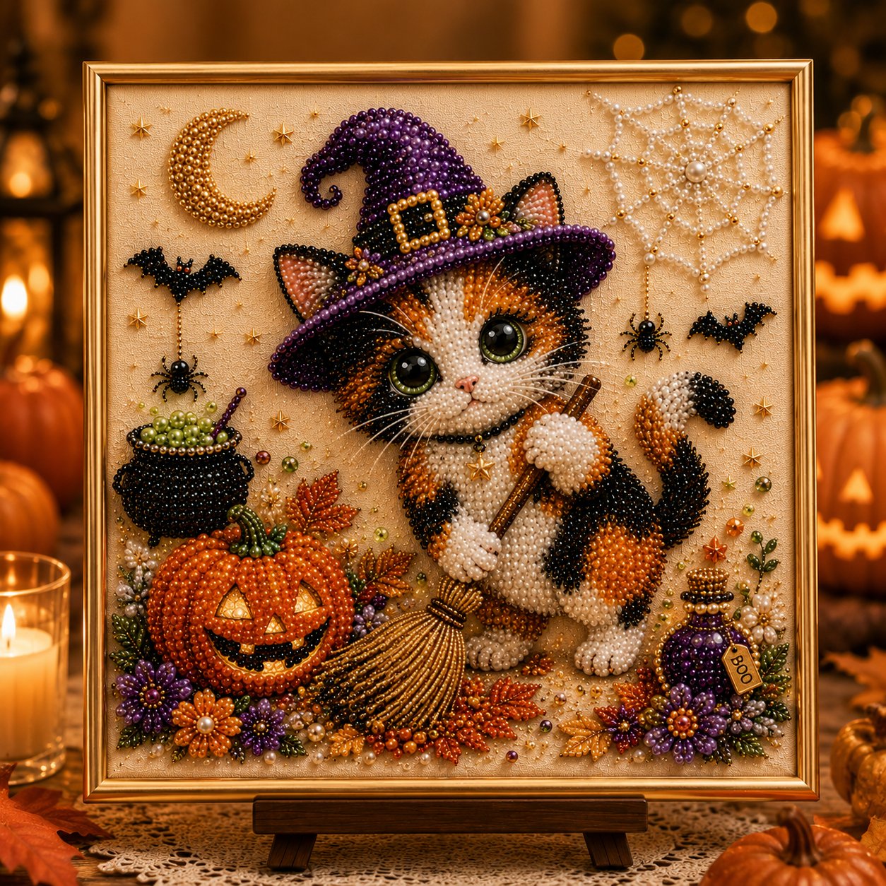 Halloween pearl art kit detail 4