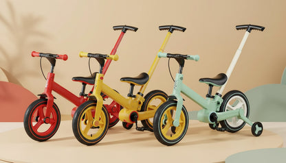 All three colourways — red, yellow, light green