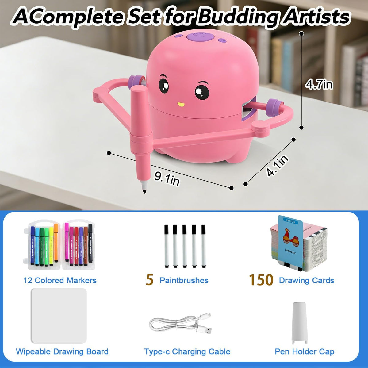 DoodleMate drawing robot - Pink
